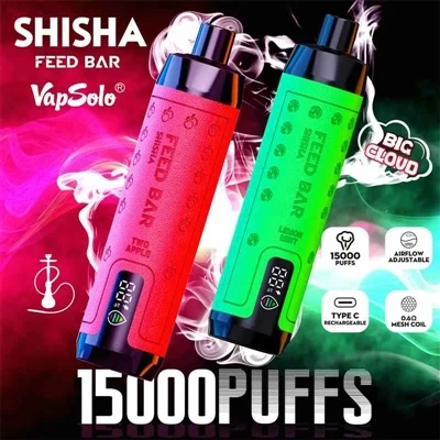 Vad är produktgranskningen av Vapsolo Feed Bar Shisha 15000?