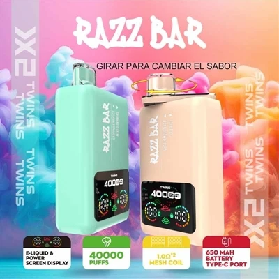 Vad sägs om Razz Bar 40000 puffs vape?