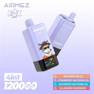 Airmez Fox 120000, för närvarande den största PUFFS-produkten i det europeisk...