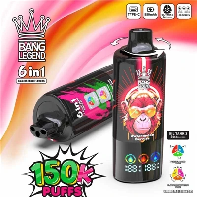 BANG LEGEND 150K engångs E-Cigarett: En innovativ upplevelse med flaggskepp m...