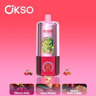 OKSO 3IN1 70000 PUFF: Flaggskeppet E-engångscigarett designad för hög kapacit...