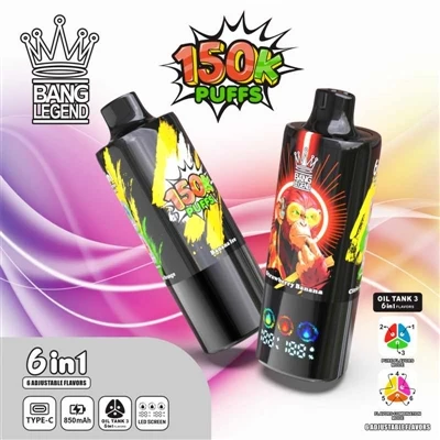 BANG LEGEND 150K PUFFS VAPE — Ett nytt riktmärke för avancerade-engångs E-cig...