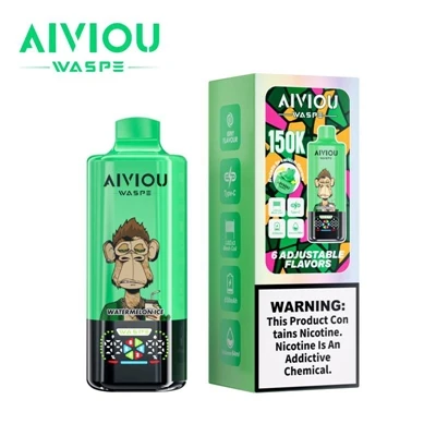 WASPE Aiviou 6 i 1 150K Puffs Disposable Vape – hög-kapacitet, multi-engångs ...