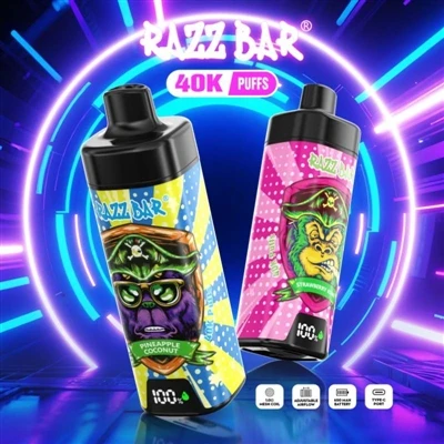 Razz Bar 40000 E-engångscigarett: En ultimat vaping-upplevelse med hög-kapaci...