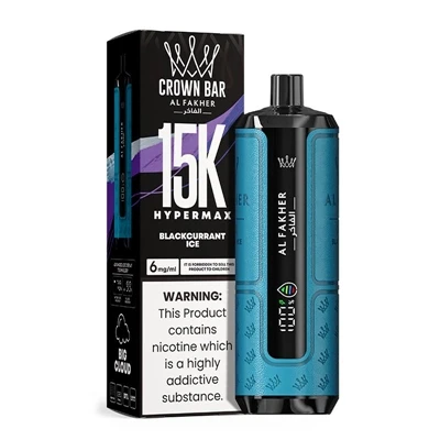 AL Fakher Crown Bar Hypermax 15K: Ett high-engångsalternativ för E-cigarett s...