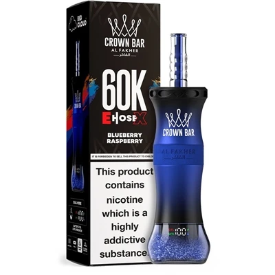AL Fakher Crown Bar EHOSE X 60K: Den ultimata upplevelsen av engångscigarette...