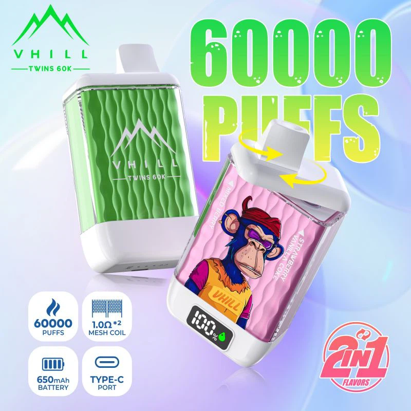 Vhill Twins 60000 In-Djupanalys: A New Paradigm For High-Puff Disposable E-ci...
