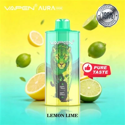 VAPEN AURA 100K PUFFS — Den ultimata-varaktiga vapinganordningen för unga vapers