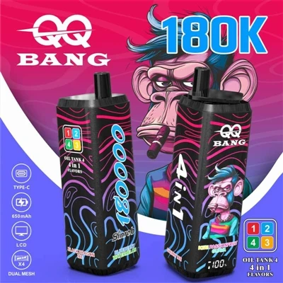 QQ BANG 180K – Den nya trendsättaren inom multi-elektroniska engångscigaretter