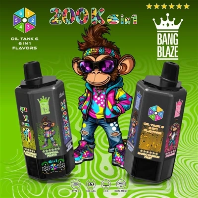 BANG BLAZE 200000 6in1: Sex smaker i en, du kan verkligen leka med dem länge