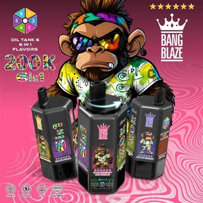 BANG BLAZE 6in1 200K: En pinne i handen, sex smaker i en, du vet vad jag menar!