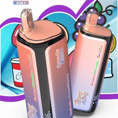 BANG KING Quads 250K 4IN1: Vapsolo Quads 80K 4IN1, en flaggskeppscigarett med...