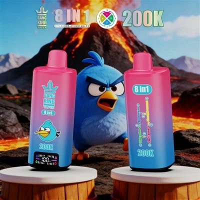 BANG KING VAPEN 8IN1 200K: En trendig elektronisk cigarettrevolution för unga...