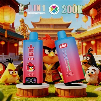 BANG KING VAPEN 200K 8IN1: Den ultimata e-cigarettupplevelsen med flera smake...