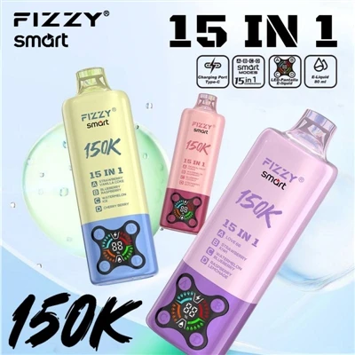 FIZZY SMART 15 IN 1 150K: En cigarett, 15 sorters lycka