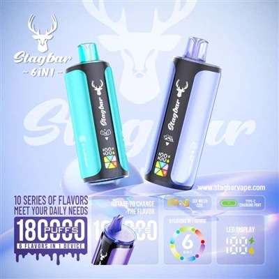 Stag Bar 6in1 180K Puffs: One Device Doing Sex Jobs, This Is Truly Eye-opening