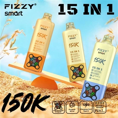 FIZZY SMART 15 IN 1 150K: Mer än bara flera smaker, det tar bort 