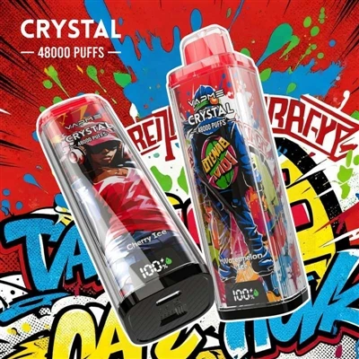 VAPME CRYSTAL 48000: En E-engångscigarett med hög-kapacitet som verkligen läm...