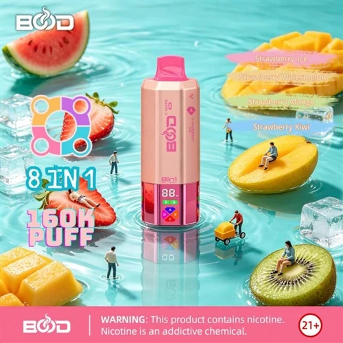 Bood Vasto 160K 8-i-1: En ny representant för e-cigaretter med flera smaker s...