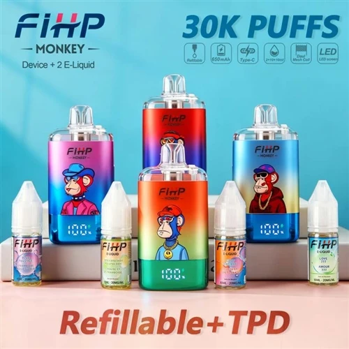 FIHP MONKEY 30K påfyllningsbar vape: ett nytt val som balanserar lång batteri...