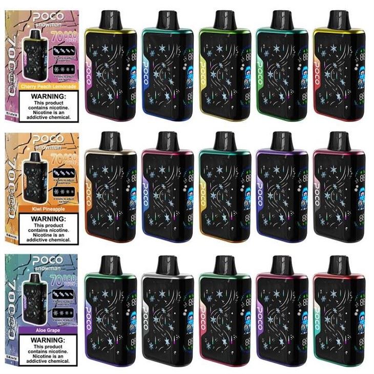 POCO SNOWMAN 70000 PUFFS factory POCO SNOWMAN 70000 PUFFS factory
