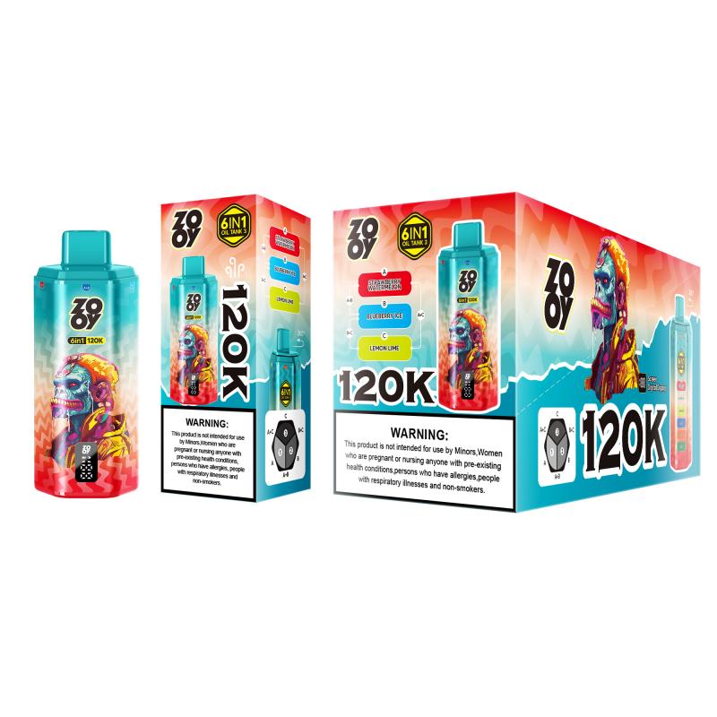 ZOOY VAPE 6 IN 1 120K oil tank 31 ZOOY VAPE 6 IN 1 120K oil tank 31